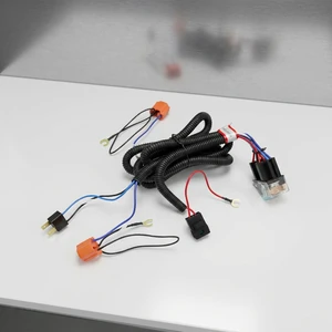 Car & Motorcycle Headlight Modification Heavy Duty LED Wiring Harness Kit with IP65 Rating