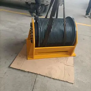Factory Customization Brand New Cable Pulling Double Drum Drilling Winch Used For Rotary Drilling Rig Kelly Bar