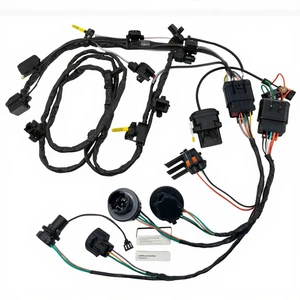 Factory Direct Complete PVC Insulated Car Wiring Harness for Headlight & Tail Light Safe Driving Automobile Cable Assembly