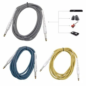 High Quality Woven Patch Musical Instrument Audio Guitar Cable Good Price Strings Type