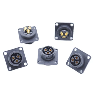 M14 Panel IP65 Auto Connector 3-Pin Waterproof High-Temperature Resistant Wiring Harness for Light
