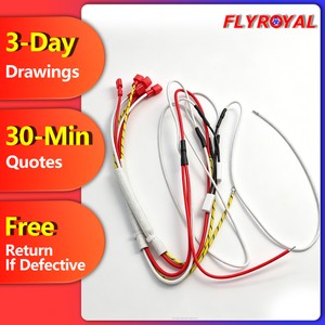 Custom High-Temperature Wiring Harness Factory Assembly Cable for Electronic Devices Made with PVC Insulation