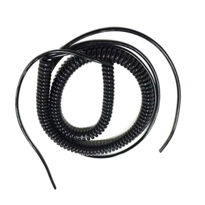 300/300V 5C*0.5mm2 Spiral Cable 5 Core Flexible Coil Cable Customized Spiral Coiled Wire Cable Pvc Multi-Core Curly Cords