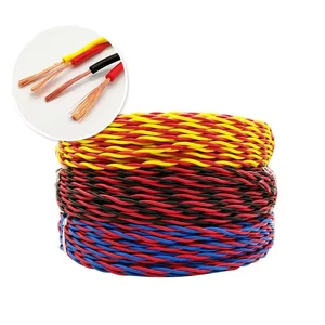 Low-smoke, Halogen-free Twisted Pair Cable WDZ-RVS-2*0.75/1.0 Mm² for Public Address Systems and Intercom Systems