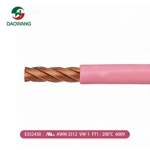 UL3512 High Voltage Oxygen-Free Copper Renewable Energy Cable Silicone Rubber Insulated for Solar Thermal Marine Industrial Use