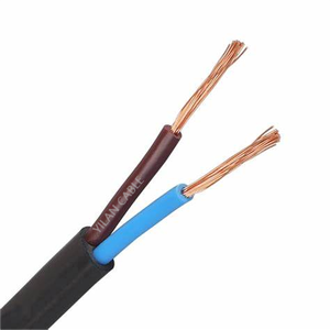 2core Cable Flexible Pvc Electric Wire 0.5mm 0.75mm 1.5mm 2.5mm 4mm 6mm 10mm 23awg 22awg 24awg 20awg 12awg 16awg 14awg 10awg