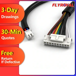OEM Automotive Wire Harness Electronic Cables Assembly With PVC Insulation Material