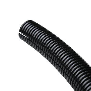 Plastic Electrical Wire Protection Pipe Flexible Corrugated Conduit For Protection Wire Harness