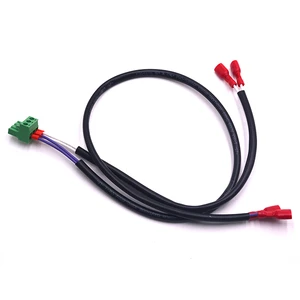 Custom Industrial Wire Harness with Pluggable Terminal Block & Crimp Connectors | UL Certified Cable Assembly Manufacturer