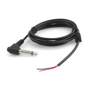 Customizable 6.35 mm 1/4 Inch Angled Angle to Open Cable 6.35 mm Guitar Guitar Instrument Patch Lead Wire