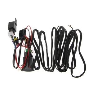 [CE Certified] 12V 40A Automotive Relay Wiring Harness - 0.5kg LED Fog Light Kit