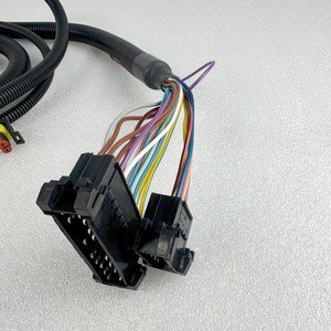 YAZHOUJIXIE Heavy-Duty Gauge Black Plastic 6 Month Warranty Truck Instrument Wiring Harness for Mining Vehicles Machines Part