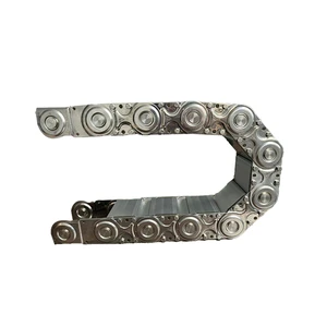 Flexible Heavy-Duty Stainless Steel for Cable Carrier Chains Stable Structure for Cable Drag Chains Protective Cable Drag Chains