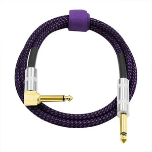 Wholesale 3 Meters Straight Instrument Cable Guitar Cable for Guitar/Electronic Guitar/Bass
