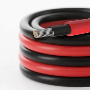 PV1-F Solar PV Cable Single Core 1x10mm2 DC 1800V Waterproof Tinned Copper Low Smoke No Halogen for Photovoltaic Power Station
