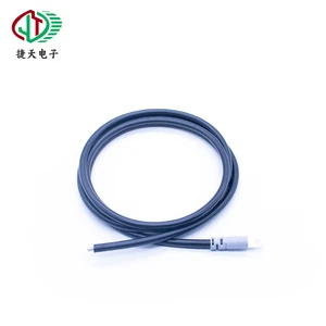 Custom Made Super Soft Silicone Red Black Parallel Line Arranged Wire Unmanned Robot Power Wiring Harness Waterproof Connector