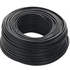 1.5mmq Black Electric Cable Cord FS17 Section 100 Meters Unifilar Electrical Wires