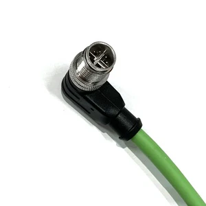 M12 4pin Male to RJ45 Plug Cable Industrial RJ45 Male Connector CAT6 Ethernet Cable Drag Chain Cat 5e Cab-hd8-async 8 X Rj45
