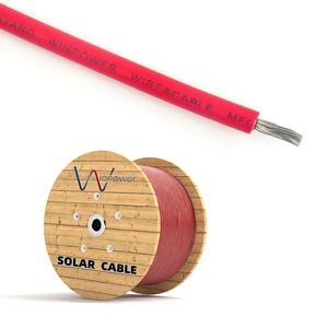 Supplier UL 4703 XLPE 10AWG PV Wire Battery Heat Cable Wire For Photovoltaic System