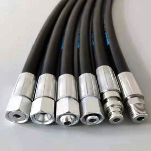 Factory Direct Sales Oil Resistant High-pressure Hydraulic Hose Steel Wire Braided 3/8
