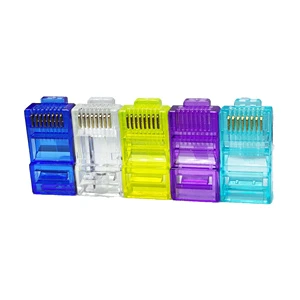 RJ45 Cat5e Utp Connectors Customized Colour High Function Price Ratio Connector