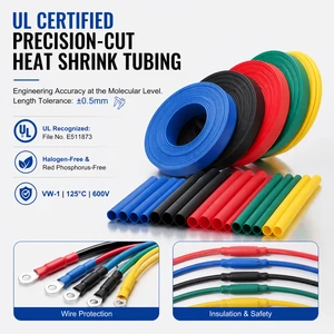 UL224 Polyolefin 2:1 Halogen Free Flame Retardant Heat Shrink Tubing for Wire Harness Protection Cable Insulation