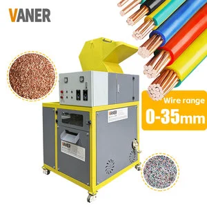 VANER Small 30-100kg/h Copper Wire Granulator Machine Waste Cable Granulating Electric Cable Recycling Equipment For Hot Sale