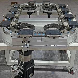 Customizable High-Precision Wear-Resistant Rectangular Annular Guide Rail Conveyor Chain Drive Semi-Automatic Baoqi 110/220/380V