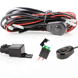 Custom Electrical Copper Wire Auto Harness Factory Universal Motorcycle Fog Light Wiring Harness Assembly