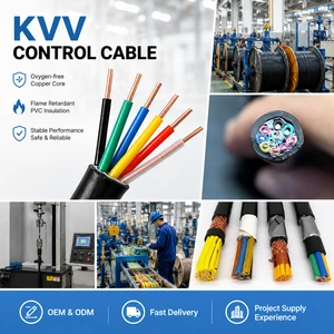 Factory Direct KVV Control Cable 1.5Mm 2.5Mm 4Mm 6Mm For Industrial Projects And Utility Electrical Systems