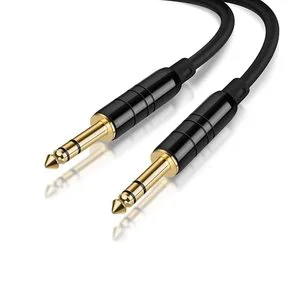 CableCreation 1/4 Inch StereoExtension Cable 6FT 6.35mm to 6.35mm TRS Guitar Patch Cords Instrument Cable
