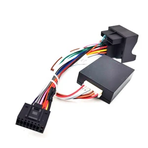 Compatible with BMW 3 Series E46 E39 E53 X5 Android Large Screen Navigation Tail Cable Power Cable Protocol Box CANbus
