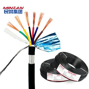 Rvvp 5/6/7/8 Core 0.3mm 0.5mm 0.75mm 1mm 1.5mm 2.5mm 4mm Shield Signal Control Electric Wire Cable For Security Alarm System