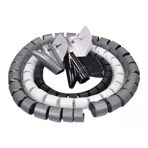 New Type Sprial Wrapping Band Cable Sleeves Hose Cable Organizer PE Spiral Wrapping Band Spiral Cable Management