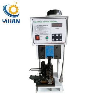 Semi-automatic Super Mute Electrical Cable Wire Harness Molex Terminal Crimping Applicator Machine