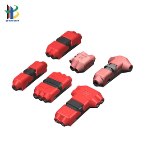 22AWG-16AWG Low Voltage H Y T Tap Wire Connectors 1Pin 2Pin Solderless Wire Splice Connectors for LED Strip Automotive Car Wire