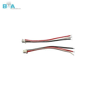 1.0mm Pitch 3Pin Housing To Tinned Strip Ends Wire Harness 30AWG UL1061 61MM/0.20ft For Consumer Electronics Internal Connection