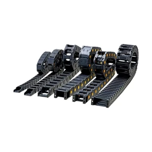 Flexible Industrial Nylon Drag Chain High Tensile Strength Cable Carrier System