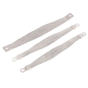Tinned Copper Braid Cable Wire Shielding Sleeve Ground Straps Protection Metal Mesh for Automobiles Made of Steel