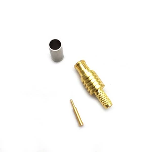 Factory Rosenborg Semi-Rigid Cable RG405/U Straight Plug MCX connector