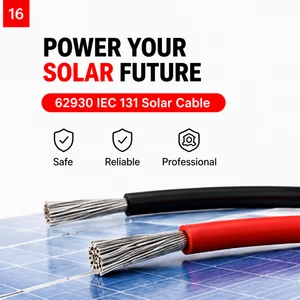 Wholesale 6mm2 Solar DC PV Cable 1Kv XLPE Tinned Copper LSZH Jacket Weatherproof Photovoltaic Cable Solar Power Systems