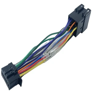 New-Pio to ISO Connector CD Tail Line Sheathing Bullet Wire Harness Cable Automotive Wiring Harness