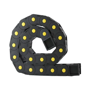 25 Series Plastic Flexible Wiring Tank Chain Nylon Bridge Drag Chain Cable Carrier for Laser Engraving and Cutting Machine