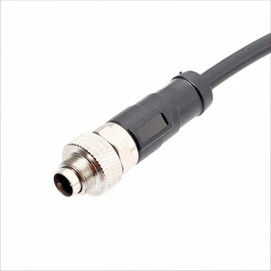 M9 Shielded Connector Wiring Harness Waterproof IP67 Gold Plated 2 3 4 5 6 7 8 Pin Aviation Plug Copper Electrician Cable