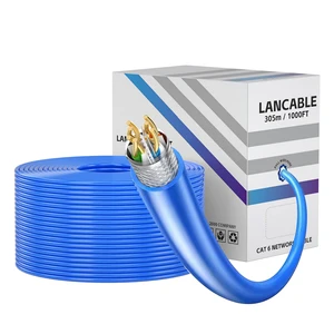 SIPU Factory Supply 1000ft Cat6 Network Cable Durable 305m CCTV Camera Cable With UTP Shield RJ45 Connector Copper FTP LAN Cable