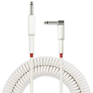 5m Custom Color Coiled Leads Bass Cable Spring Instrument Guitar Cable Electric Guitar Cable for Guitar Accessories