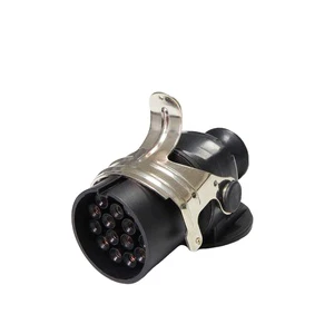 OEM Trailer Parts Accessories ISO 12098 CE RoSH 15 Pin Trailer Connector 24v 15 Pole Trailer Plug