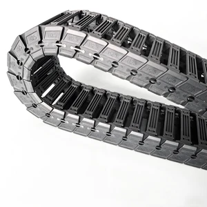 Yodel High Load Bearing Capacity Flexible Wire Hose Engineering Energy Chain No Noise Silent Cable Carrier Plastic Drag Chain
