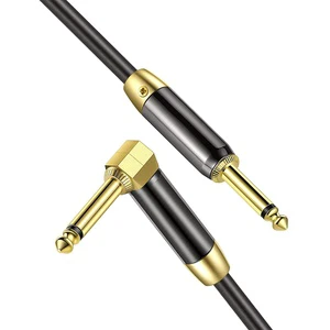 Manufacturer 6.35MM Cable Noiseless Winding Cable Electric Guitar Pro Line Bass Musical Instrument Cable Line Copper for Guitar
