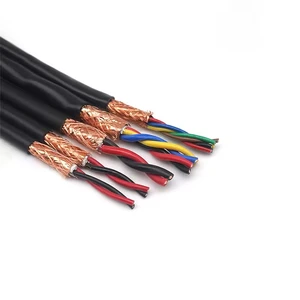 ZR-RVSP 2/4*1.0 flame-retardant twisted-pair shielded control cable, for use in security and instrumentation systems
